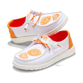On-white photos of Women's Hey Dude Shoes