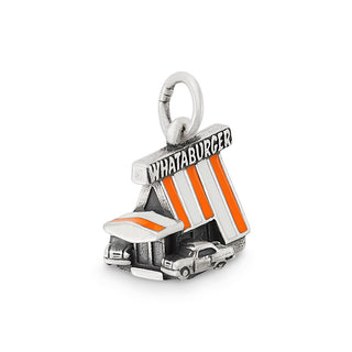 View front of Whataburger A-Frame James Avery charm