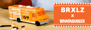 View Whataburger Brxlz Food Truck. Reads Brxlz x Whataburger.