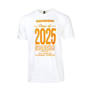 View front of Whataburge Class of 2025 Tee