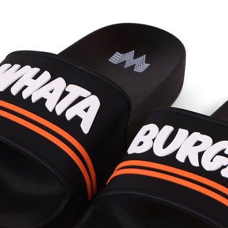 Up-Close On-White photo of Black Slides