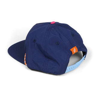 On-White Photo of Navy Script Staunch Collection Hat