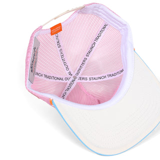 On-White Photo of Pink All Mesh Staunch Collection Hat