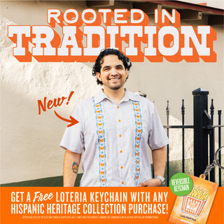 Rooted in Heritage: Get a Free Loteria Keychain w/ any Hispanic Heritage Collection Purchase while supplies last!