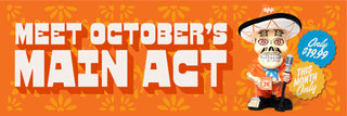 Meet October's Main Act: Microphone Sugar Skull Figurine Only $19.99 this Month!