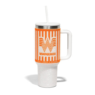 On-white photograph of 40oz Bling Tumbler