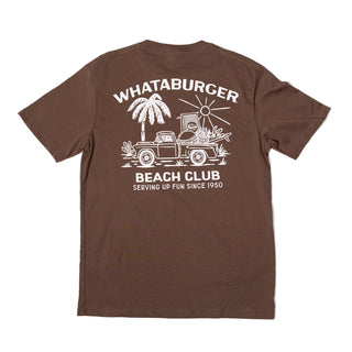 Beach Club Tee on white background