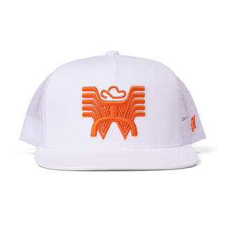 Hooey x Whataburger White Hat on White Background