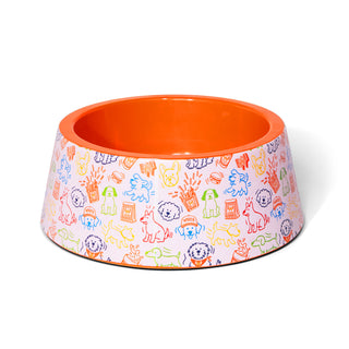 Whataburger Pet Bowl 32oz on White Background
