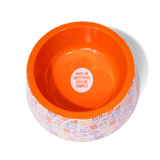 Whataburger Pet Bowl 32oz on White background