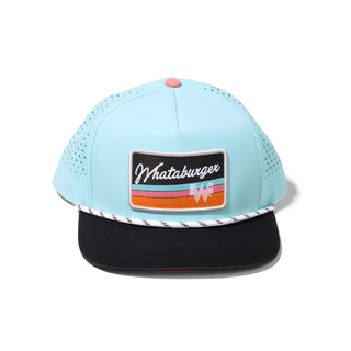 Retro Aqua Staunch Collection Hat on white background