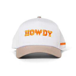 Tan Howdy Staunch Collection Hat on white background
