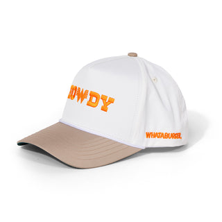 Tan Howdy Staunch Collection Hat on white background